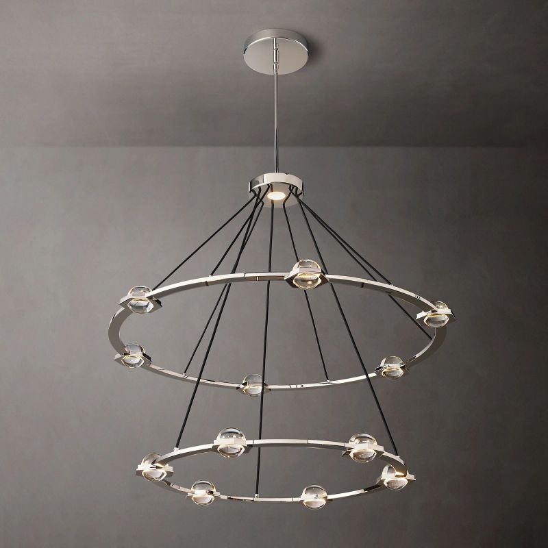 Cosmos Round Chandelier-Meet Lighting