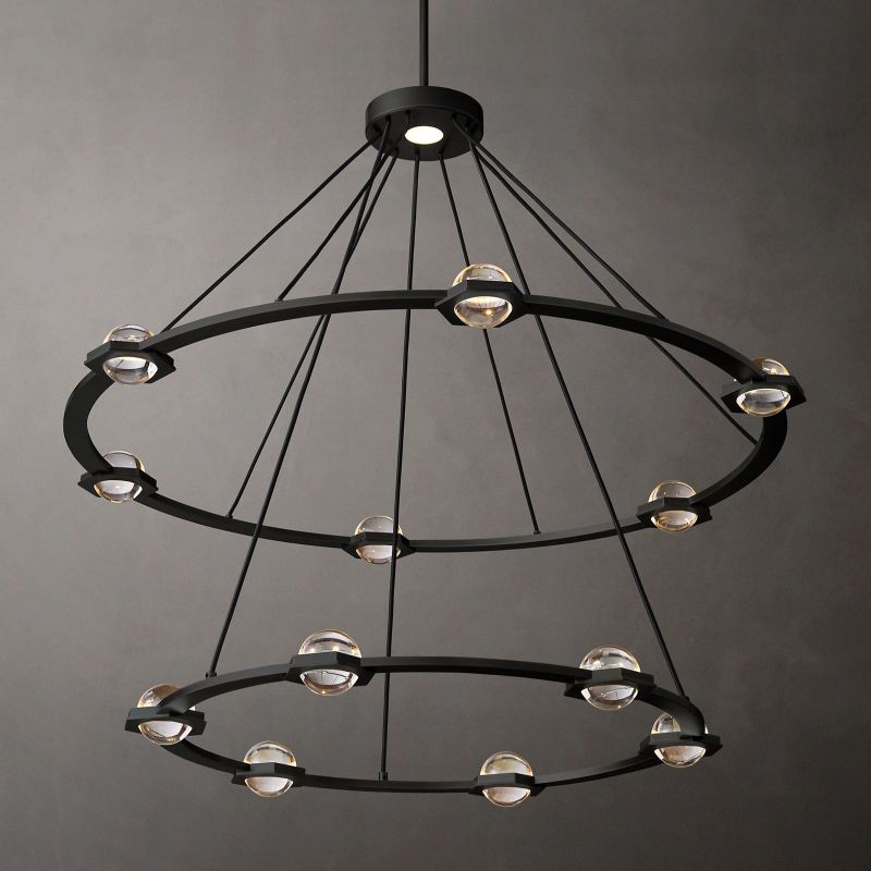 Cosmos Round Chandelier-Meet Lighting