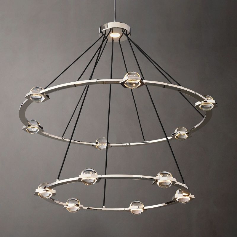 Cosmos Round Chandelier-Meet Lighting