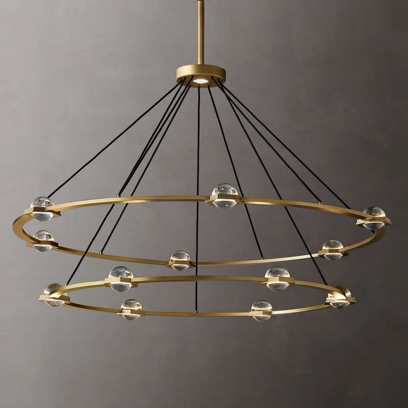 Cosmos Round Chandelier-Meet Lighting