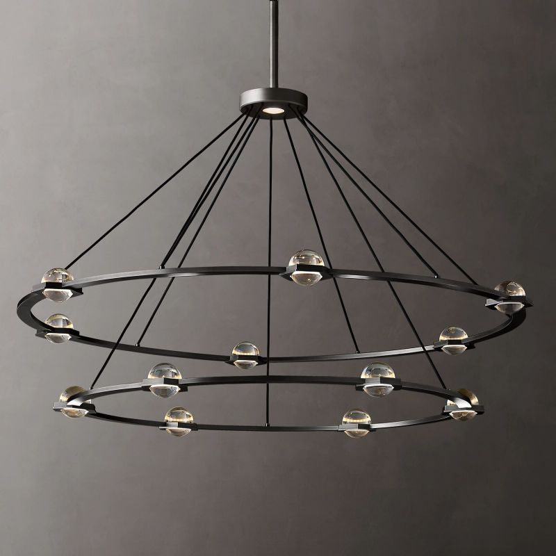 Cosmos Round Chandelier-Meet Lighting