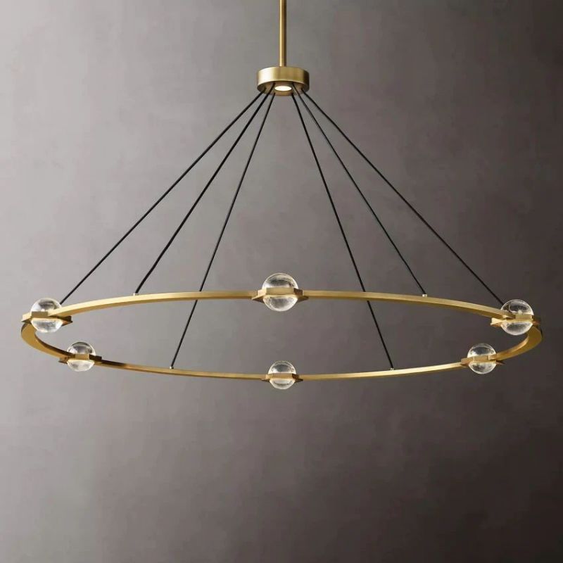 Cosmos Round Chandelier-Meet Lighting