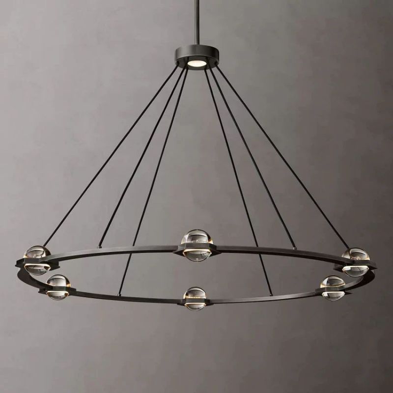 Cosmos Round Chandelier-Meet Lighting