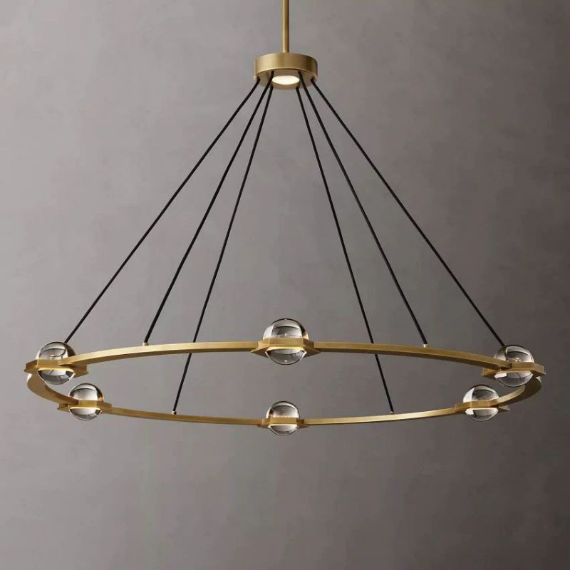 Cosmos Round Chandelier-Meet Lighting