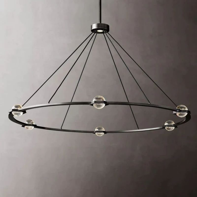 Cosmos Round Chandelier-Meet Lighting