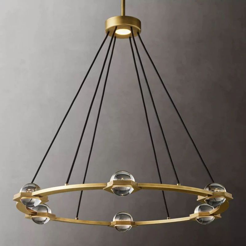 Cosmos Round Chandelier-Meet Lighting