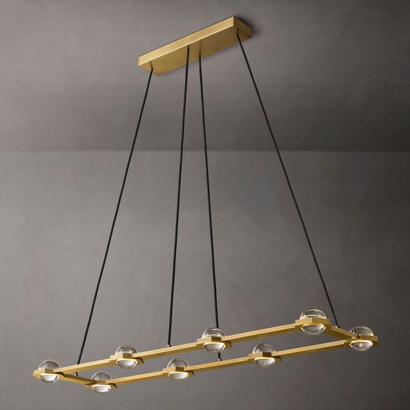 Cosmos Rectangular Chandelier