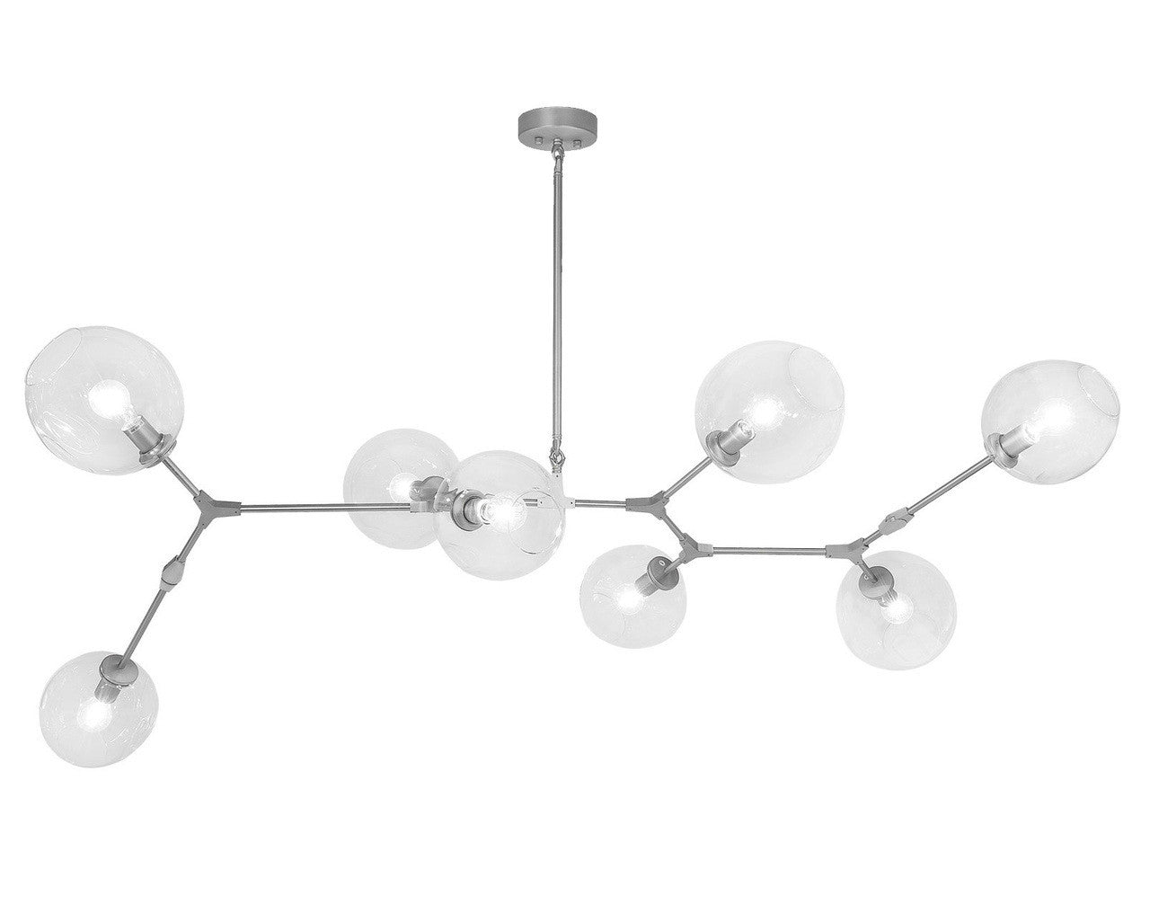 Covington Horizontal Globe Branching Bubble Chandelier-MEET LIGHTING