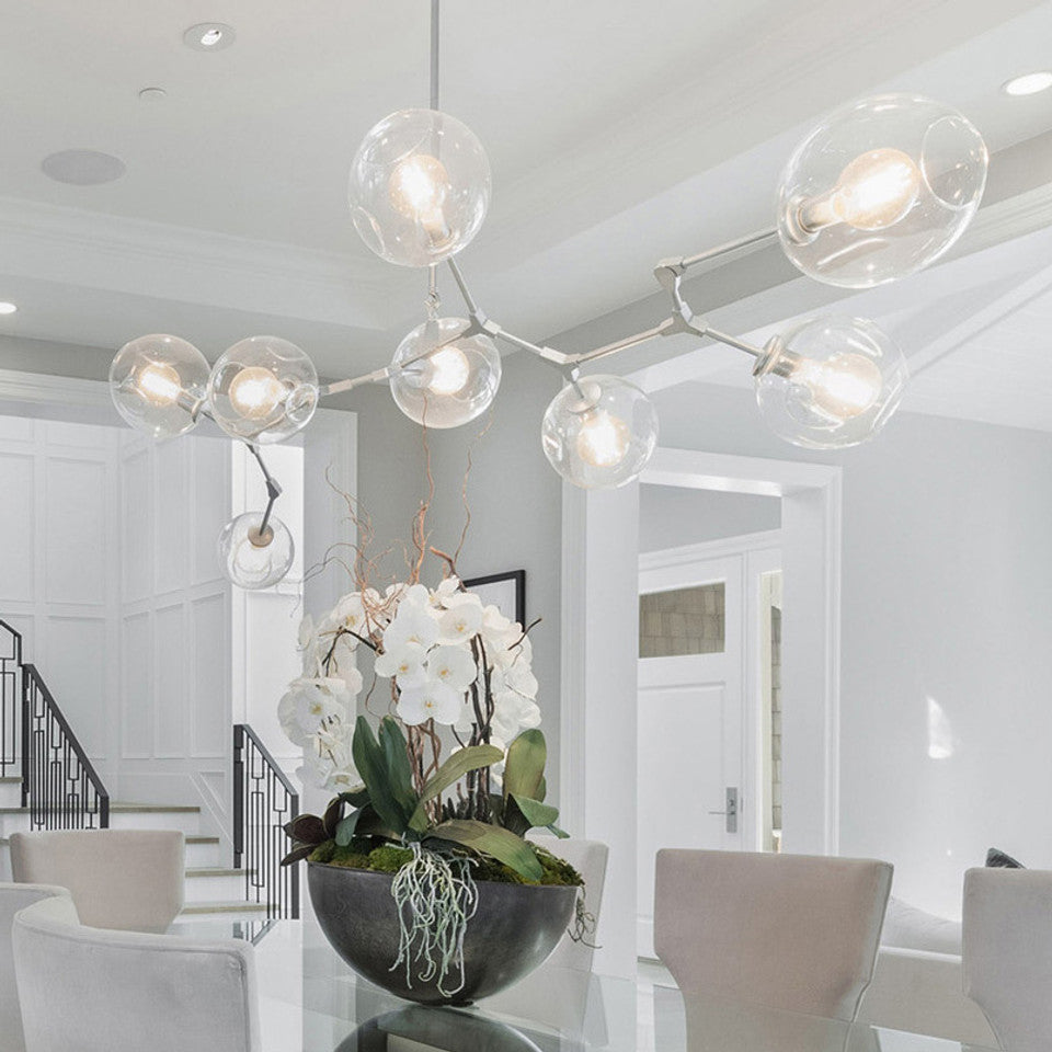 Covington Horizontal Globe Branching Bubble Chandelier-MEET LIGHTING