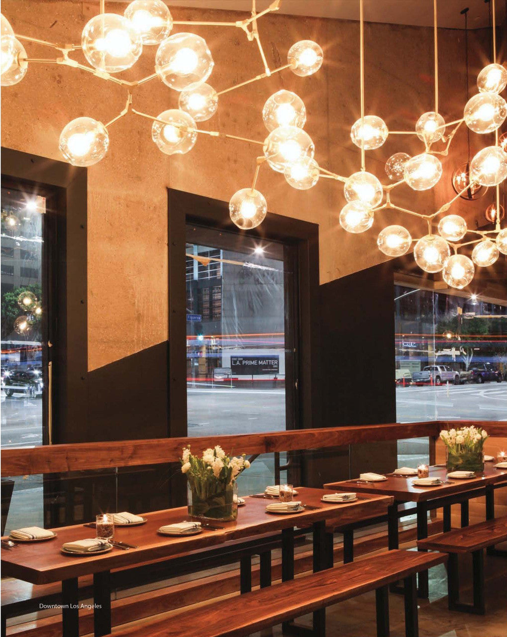 Covington Horizontal Globe Branching Bubble Chandelier-MEET LIGHTING