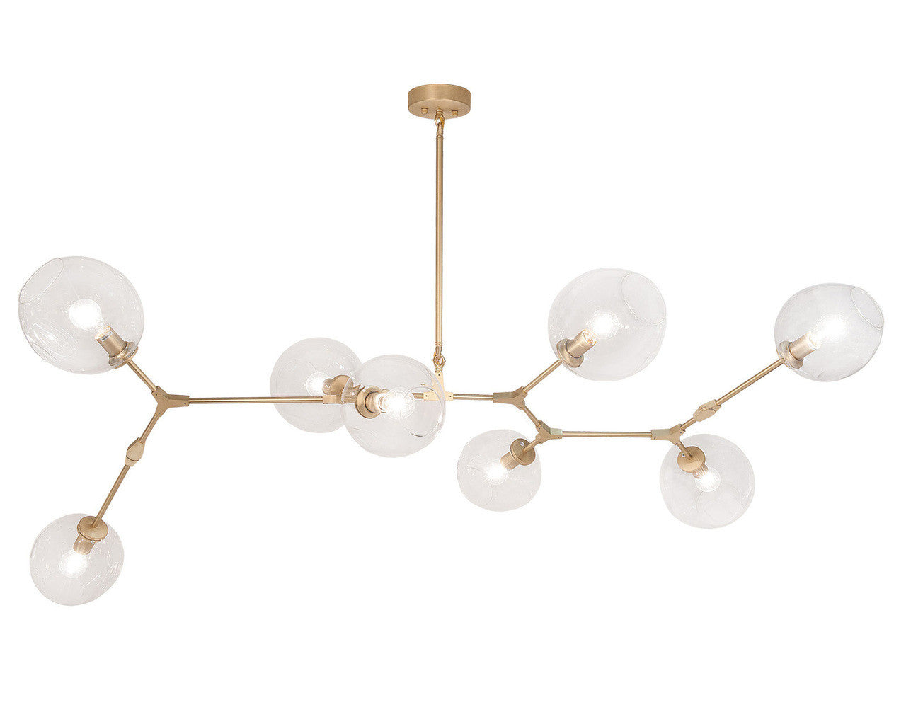 Covington Horizontal Globe Branching Bubble Chandelier-MEET LIGHTING