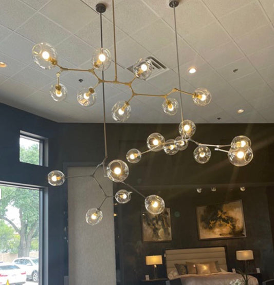 Covington Horizontal Globe Branching Bubble Chandelier-Meet Lighting