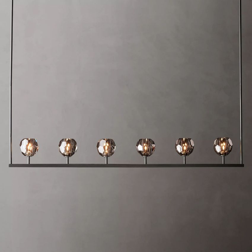 Boule Linear Chandelier-MEET LIGHTING