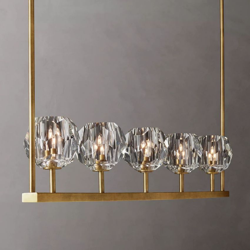 Boule Linear Chandelier-MEET LIGHTING