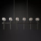 Crysball Linear Chandelier-Meet Lighting