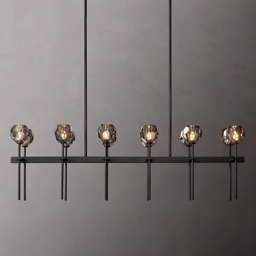 Boule Linear Chandelier-MEET LIGHTING