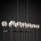 Crysball Linear Chandelier-Meet Lighting