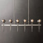 Crysball Linear Chandelier-Meet Lighting