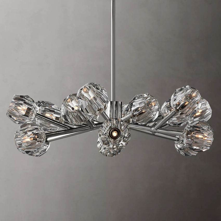 Boule Round Chandelier-MEET LIGHTING