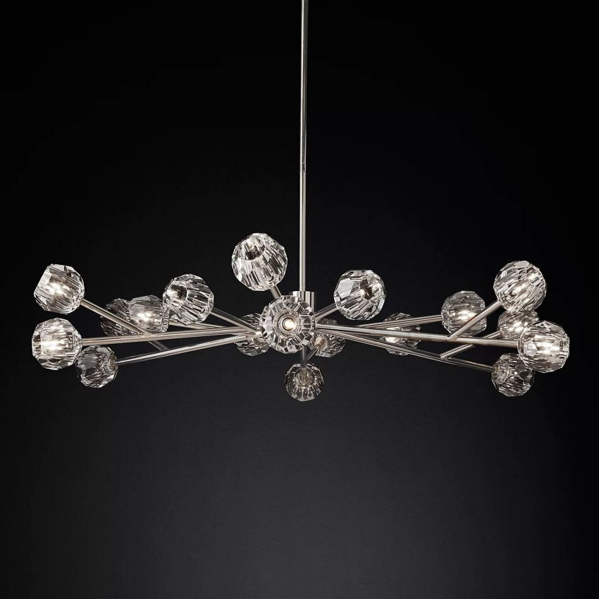 Boule Round Chandelier-MEET LIGHTING
