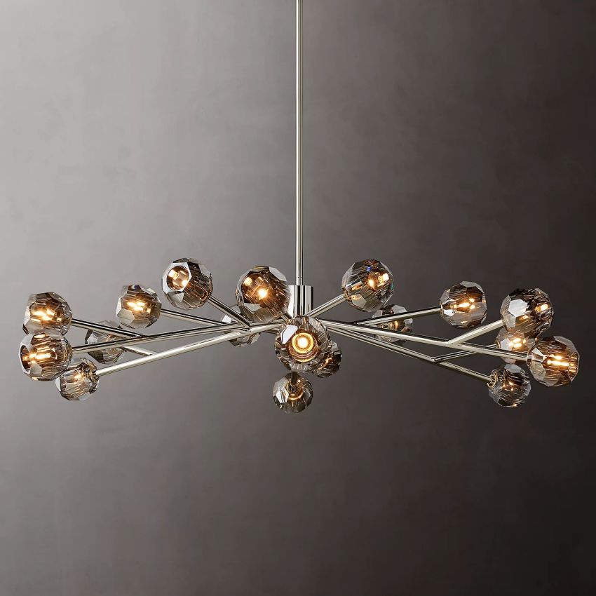 Boule Round Chandelier-MEET LIGHTING