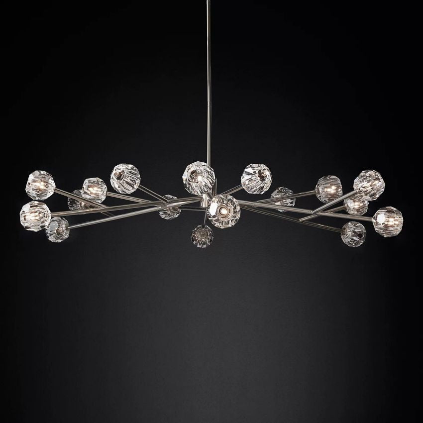 Boule Round Chandelier-MEET LIGHTING