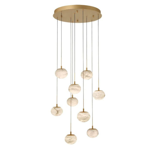 Cudor Round LED Chandelier-Meet Lighting