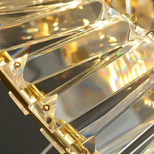 Ring Crystal Chandelier Luxury Living/ Dining Room Ceiling Lamp Bedroom Light-MEET LIGHTING