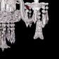 Elegance Candle Baccarat Crystal Wall Sconce With Bell