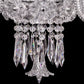 Elegance Candle Baccarat Crystal Wall Sconce With Bell