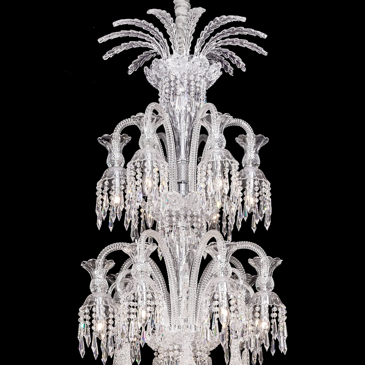 Huge Baccarat Museum Crystal Chandelier