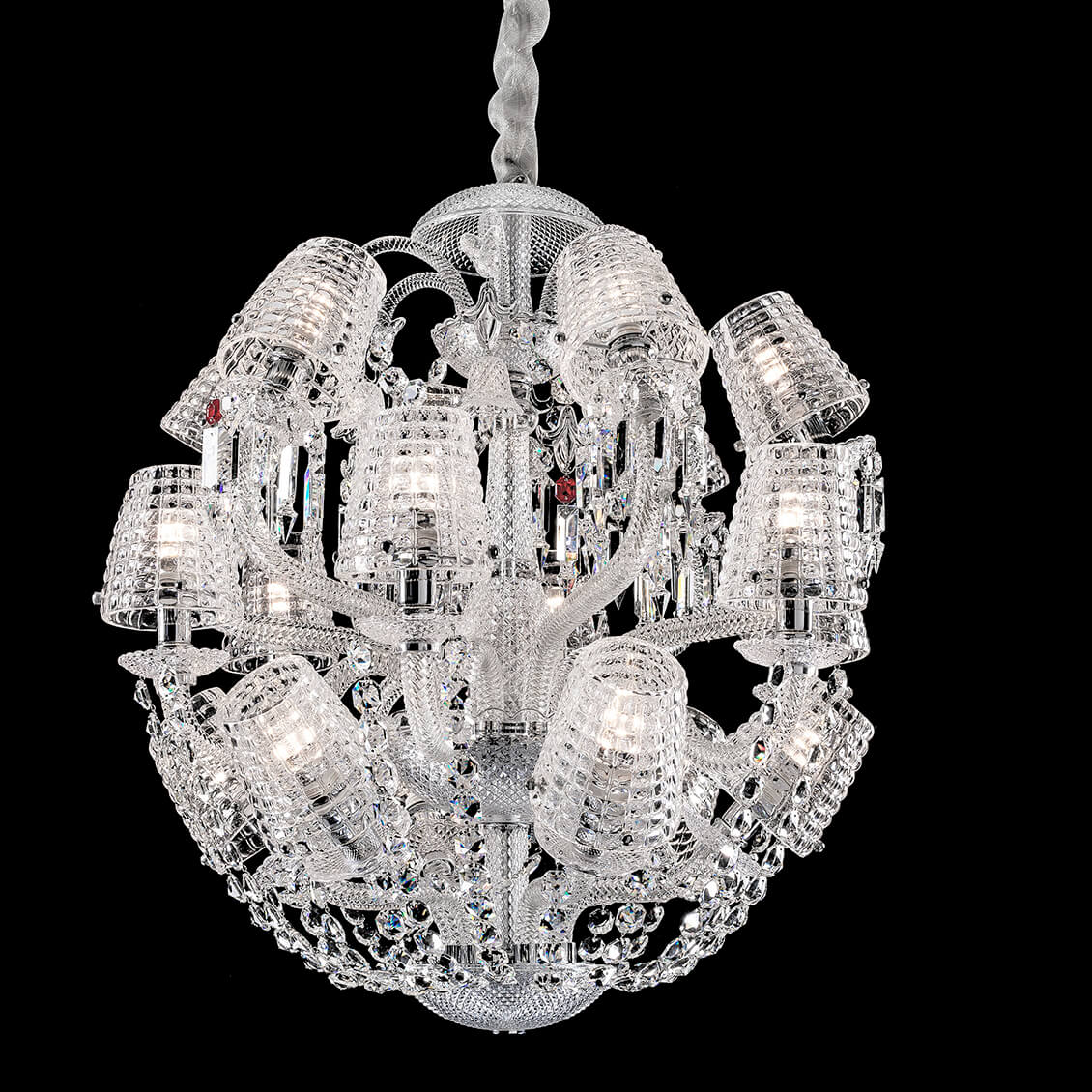 Baccarat Le Roi Soleil Crystal Chandelier