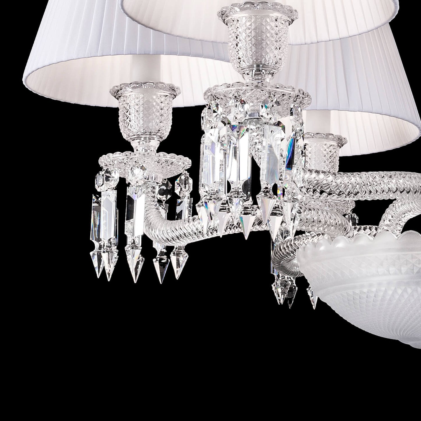 Baccarat Tourbillon Crystal Chandelier