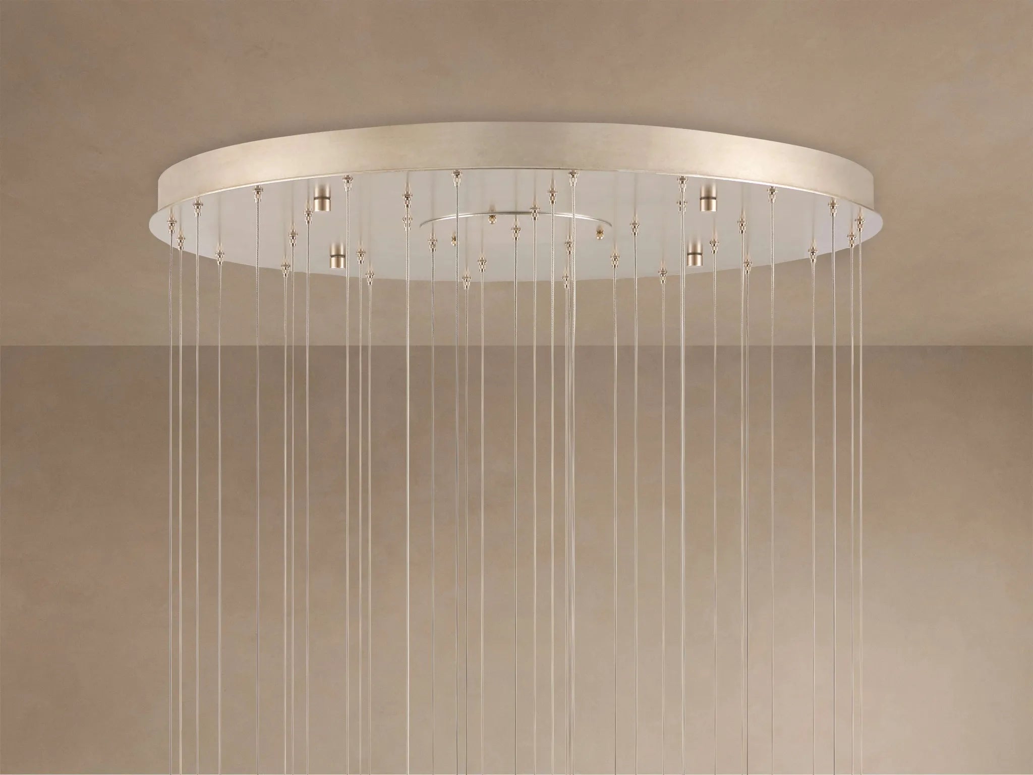 Edda Modern Glass Round Chandelier