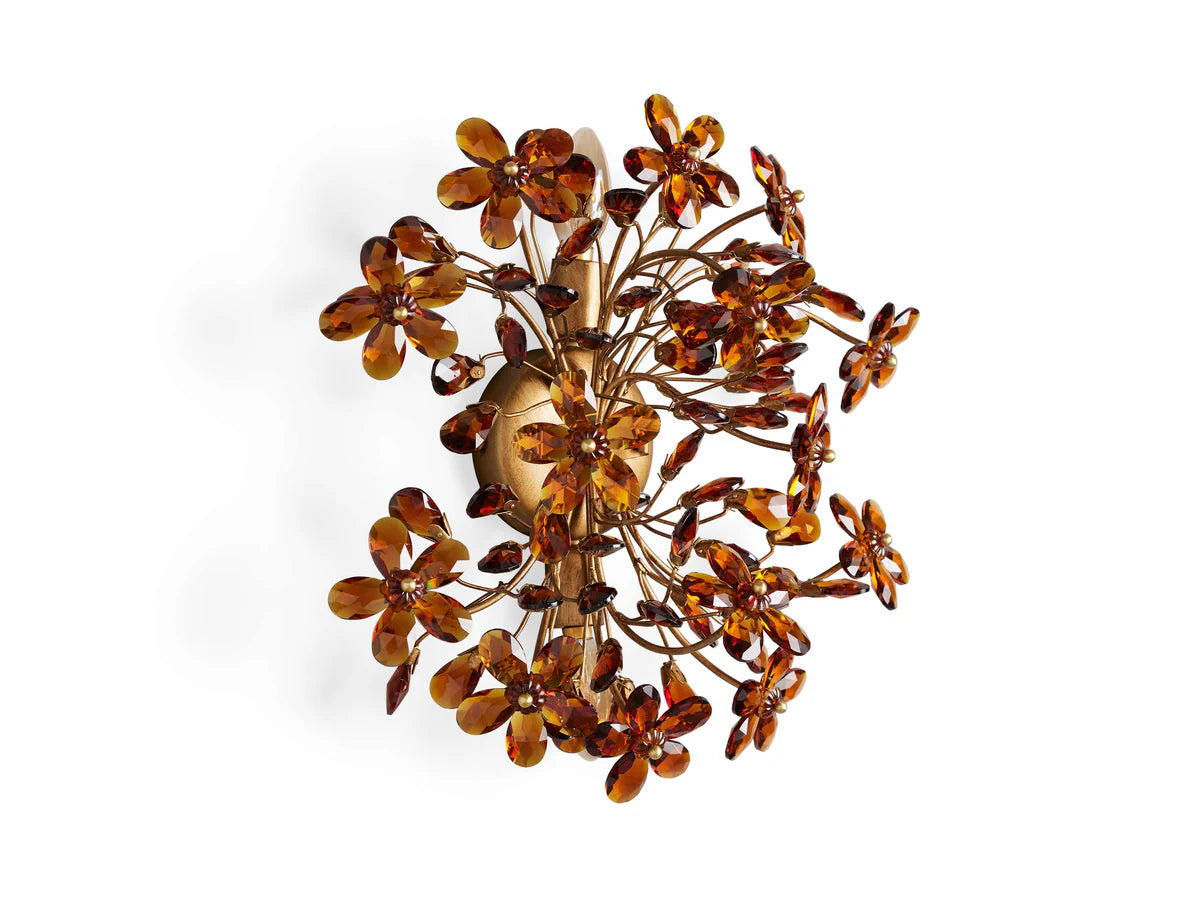 Fiore 2-Light Crystal Wall Sconce