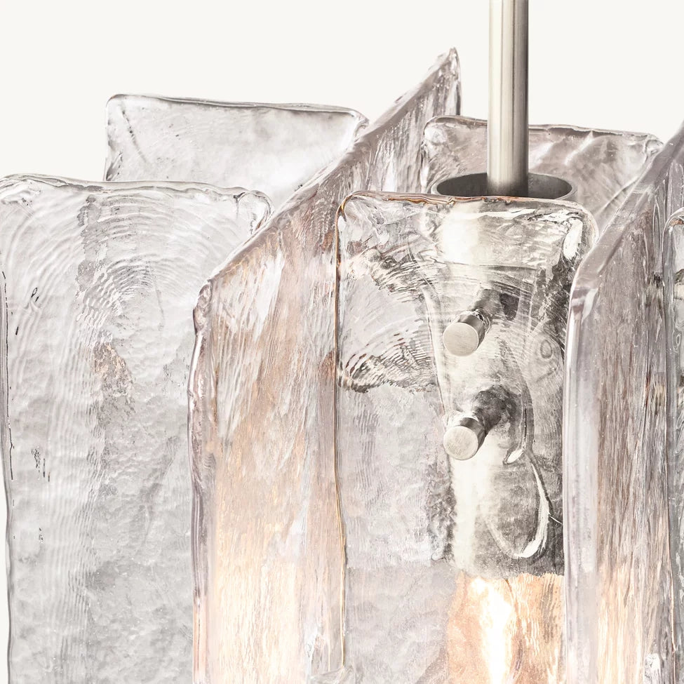 Lattic Clear Glass Pendant Light