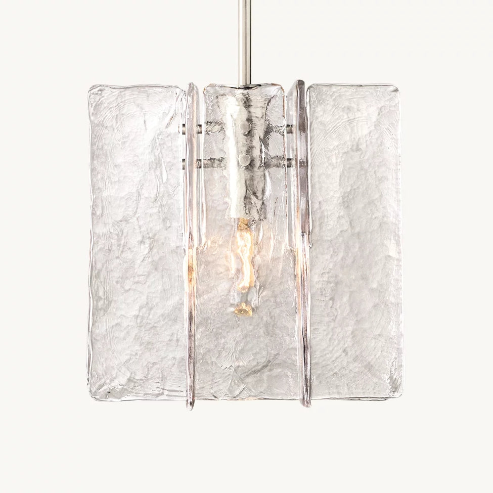 Lattic Clear Glass Pendant Light