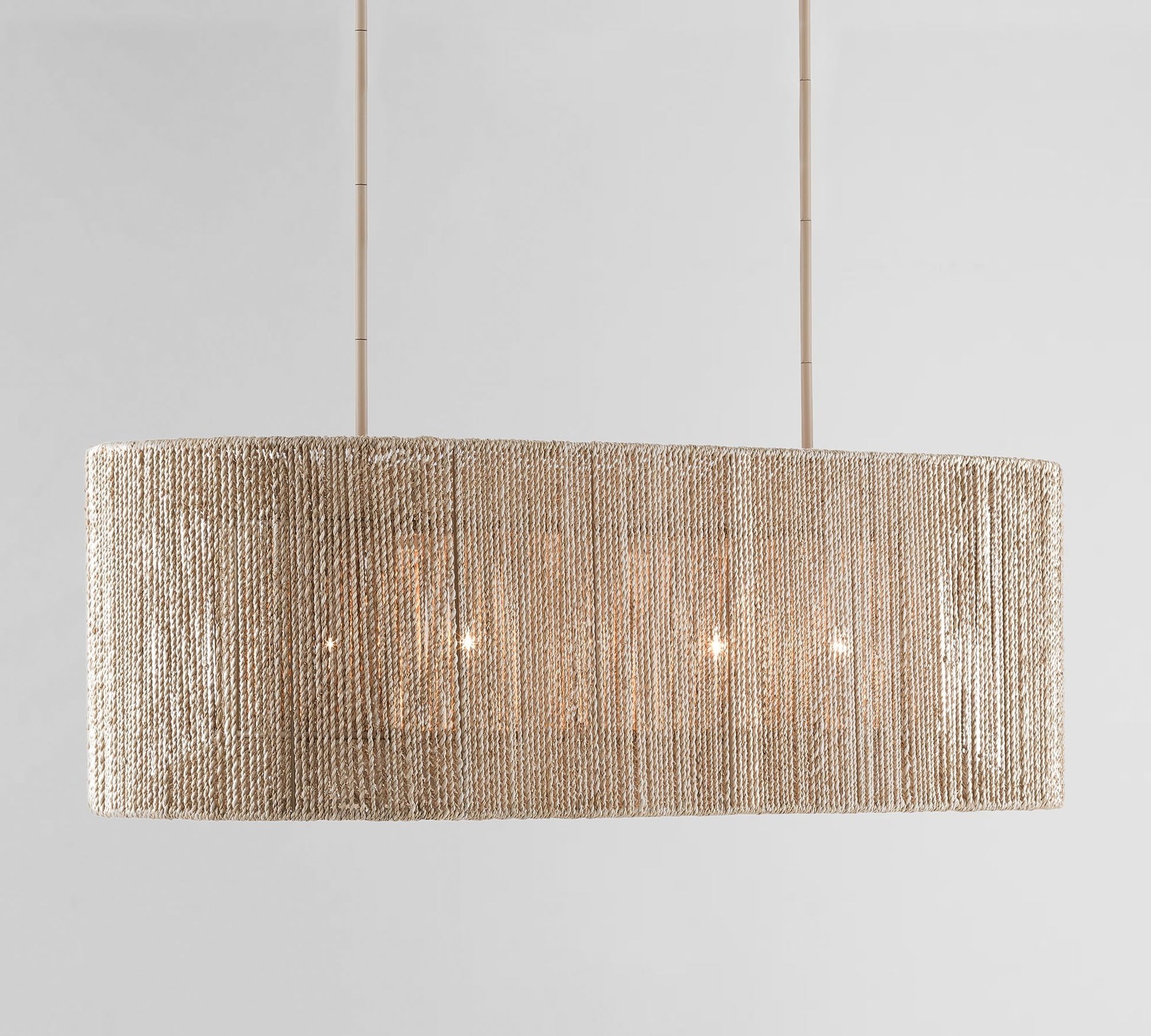 Farrington Abaca Linear Chandelier 42"