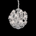 Luxury Globe Crystal Chandelier With Fabric/Crystal Glass Lampshades-MEET LIGHTING