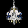 Traditional Colorful Candle Branch Blue Deer Crystal Chandelier for Living Room/Dining Room-MEET LIGHTING