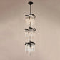 Twin Palms Foyer Pendant Crystal Chandelier