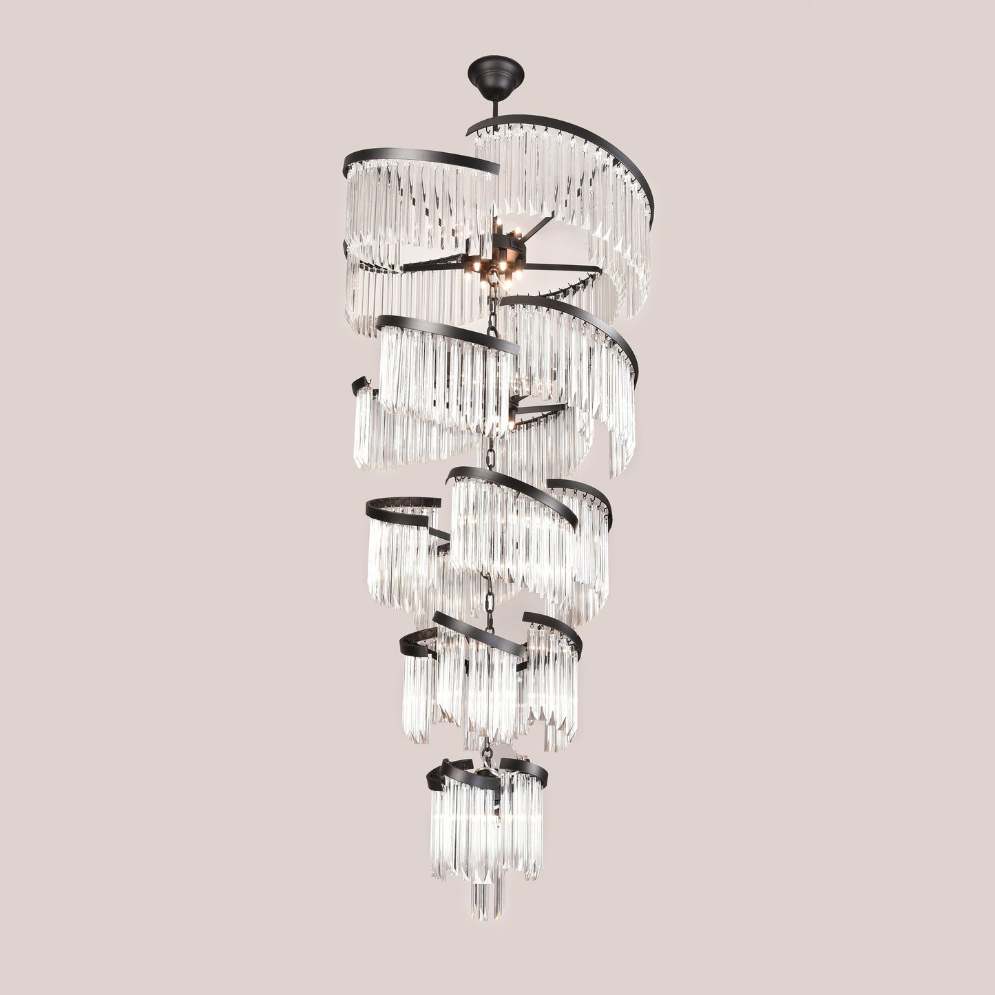 Twin Palms Foyer Crystal Chandelier