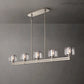 Demart Linear Chandelier 54" for Living Room, Bedroom, Dining Table-Meet Lighting