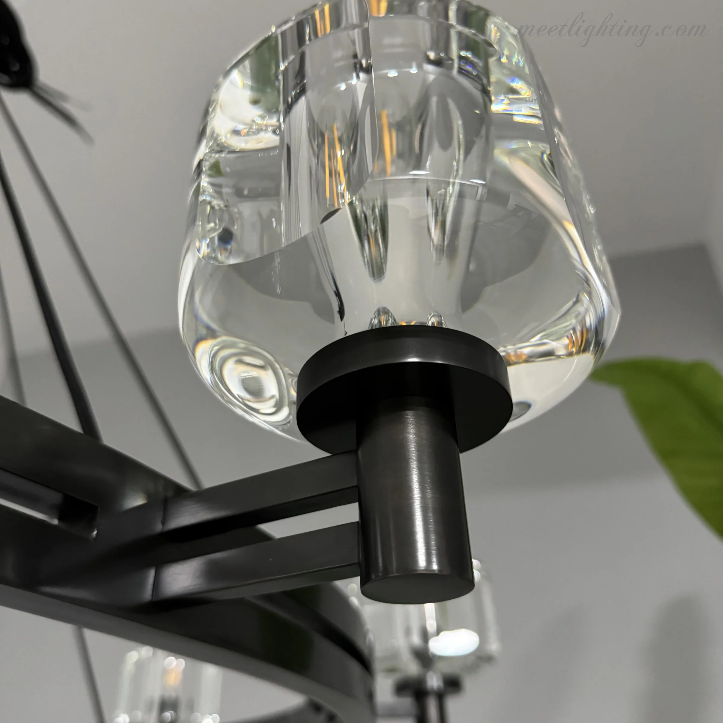 Demart Round Chandelier 36" for Living Room, Bedroom, Dining Table-MEET LIGHTING