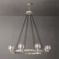 Demart Round Chandelier 48" for Living Room, Bedroom, Dining Table-Meet Lighting