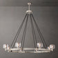 Demart Round Chandelier 60" for Living Room, Bedroom, Dining Table-Meet Lighting