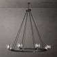 Demart Round Chandelier 60" for Living Room, Bedroom, Dining Table-Meet Lighting