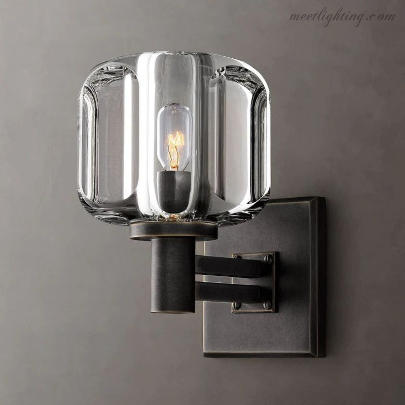 Demart Wall Sconce Modern Crystal Wall Light-Meet Lighting