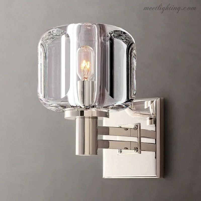 Demart Wall Sconce Modern Crystal Wall Light-Meet Lighting