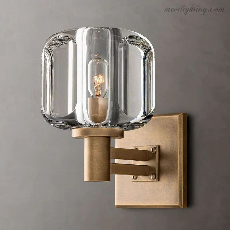 Demart Wall Sconce Modern Crystal Wall Light-Meet Lighting